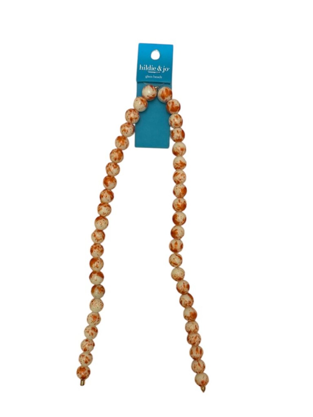Hildie & Jo Orange/Cream Beads
